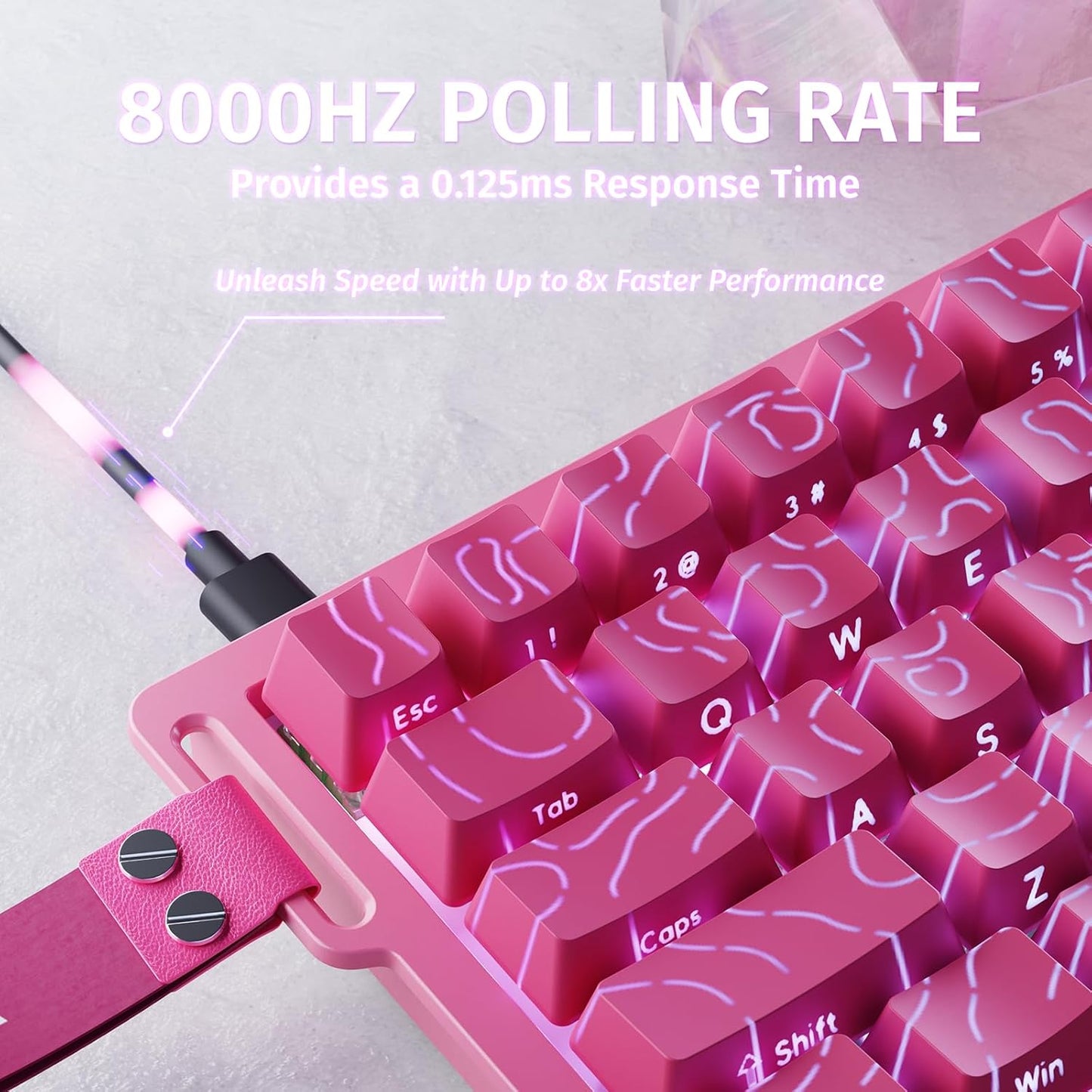 Attack Shark X68 Pink