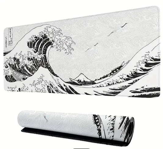 Mousepad White Wave