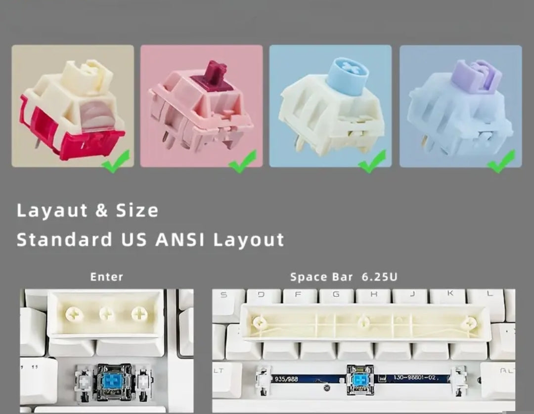 Keycaps 130 keys