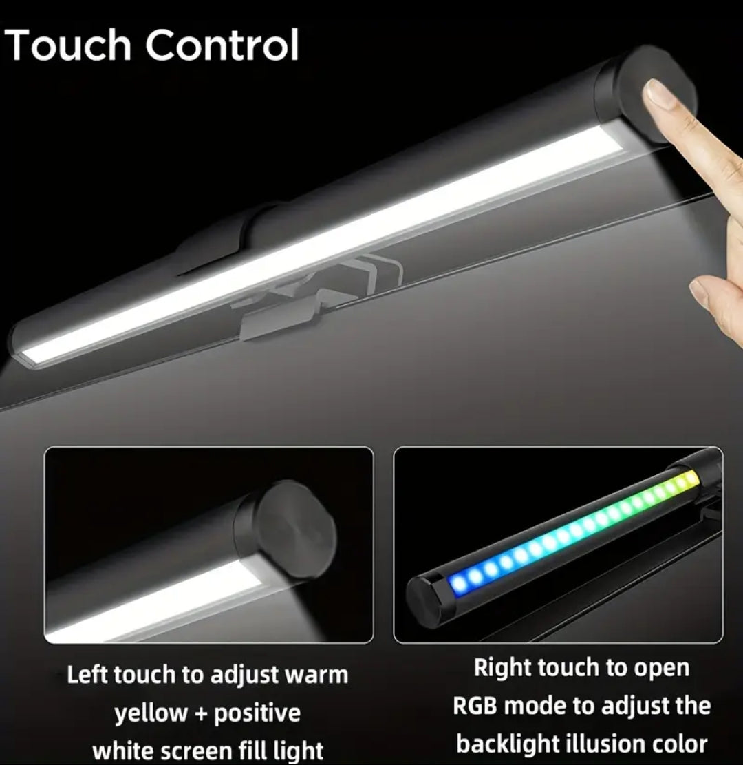 Monitor light bar aluminium