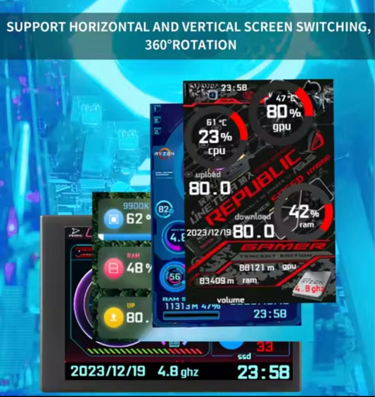 Mini Monitor 3.5" IPS Type-c