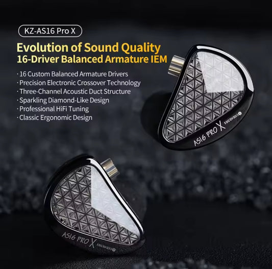 KZ AS16 PRO X WITH MIC