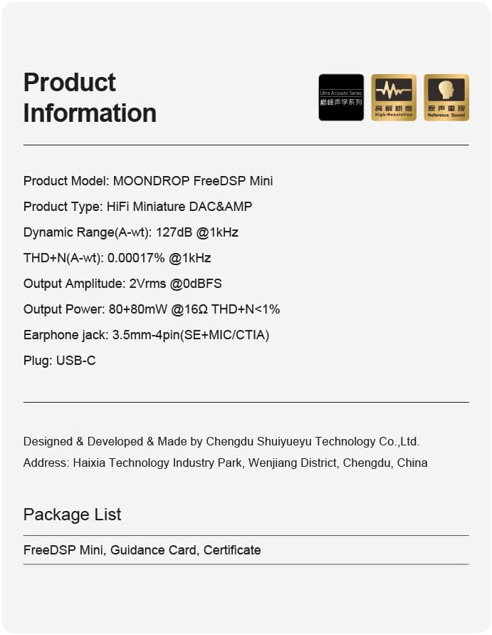 Moondrop Free DSP Mini
