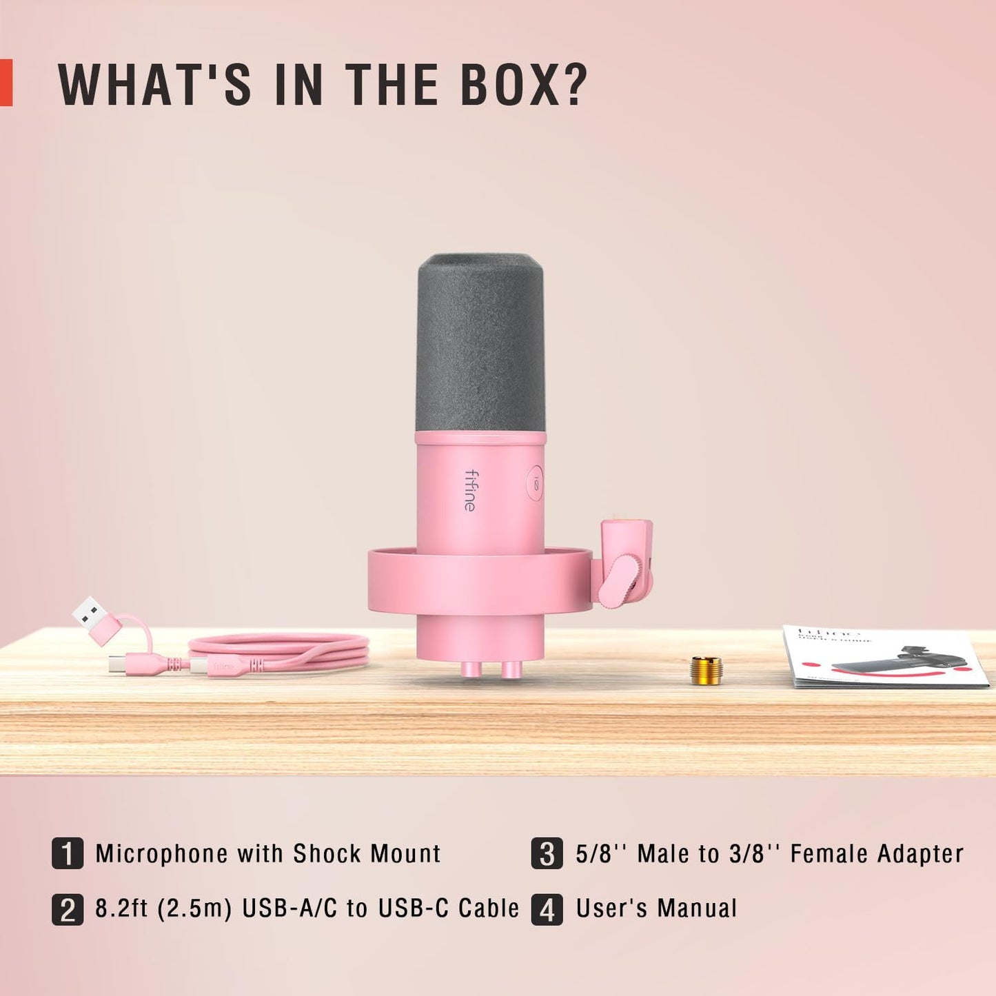 Fifine K688 Pink