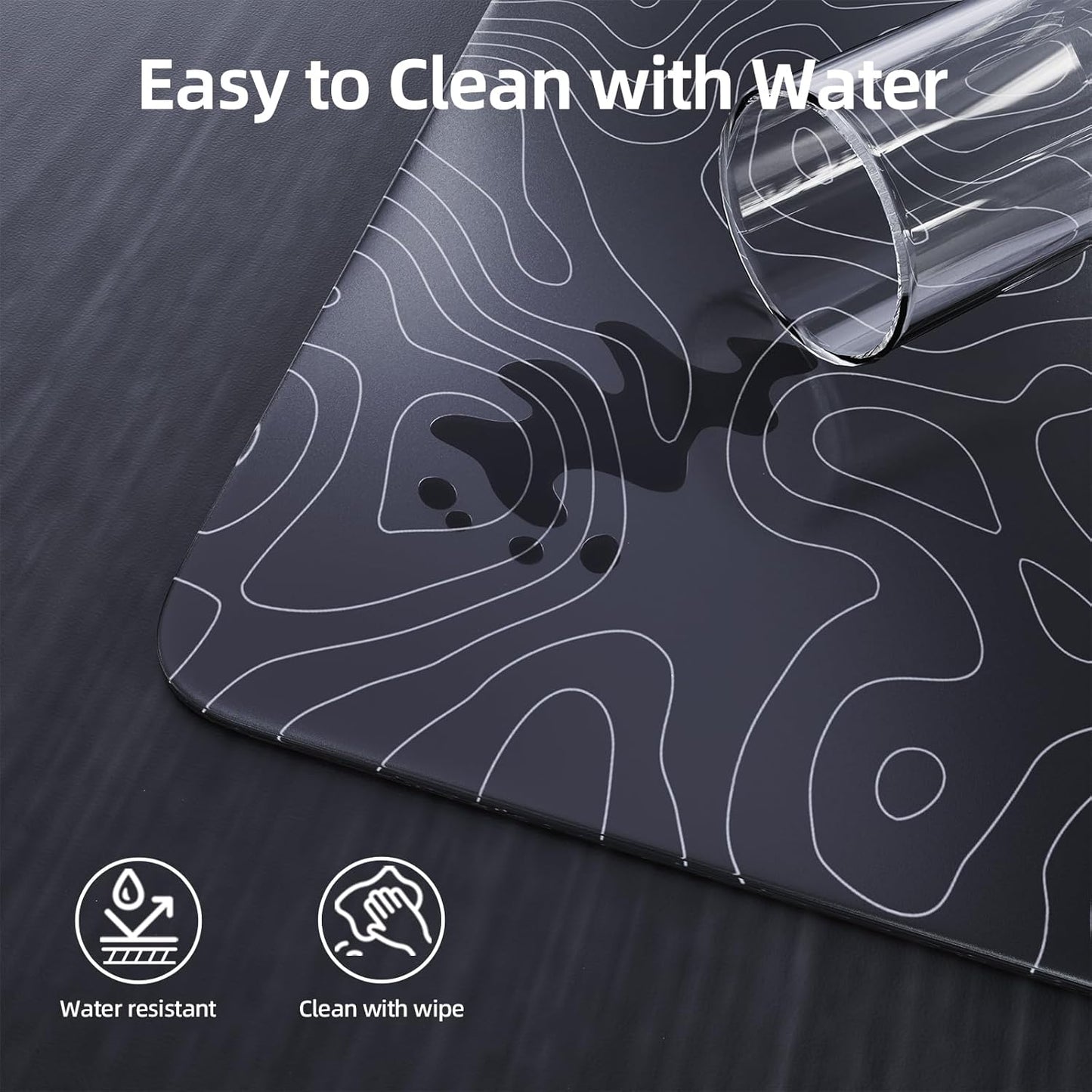 Attack Shark CM05 Contour Glass Gaming Mousepad