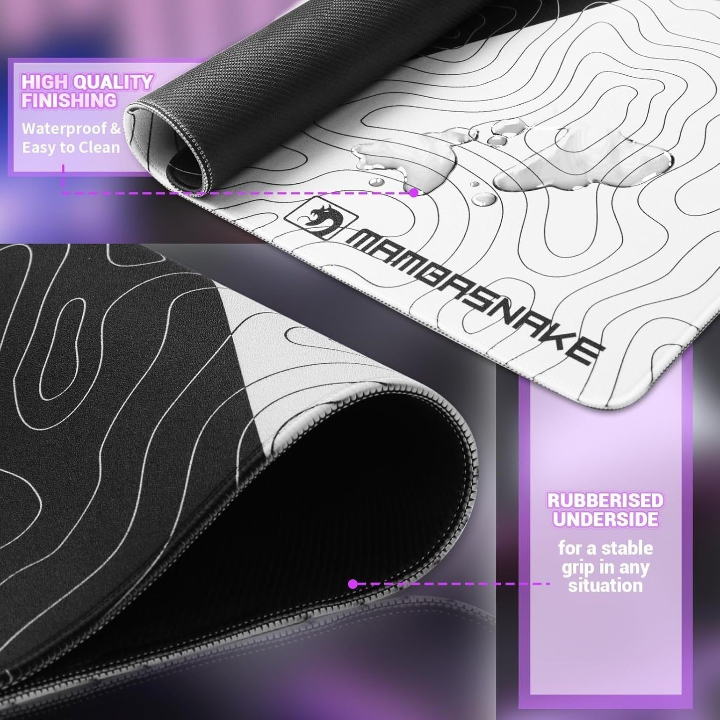 MAMBASNAKE CM02 eSports Gaming Mouse Pad