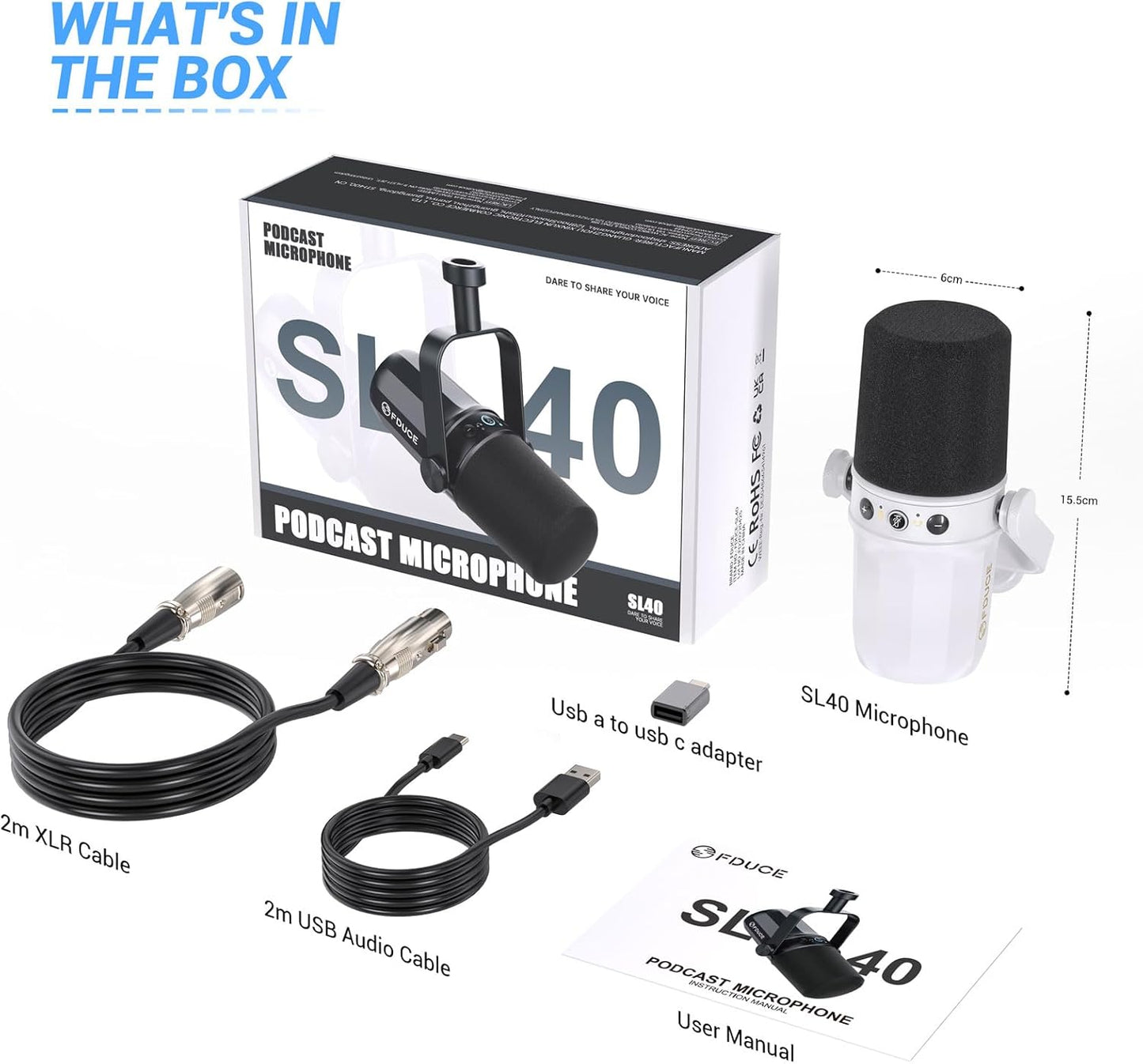 FDUCE SL40 Dynamic Microphone