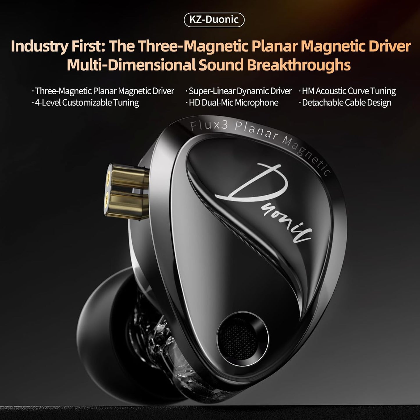 KZ Duonic Bass improved Triple driver