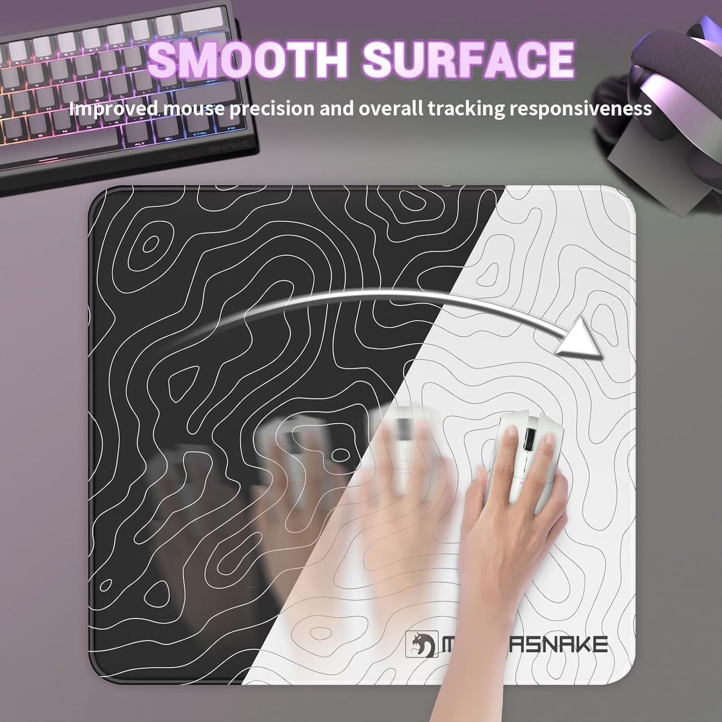 MAMBASNAKE CM02 eSports Gaming Mouse Pad