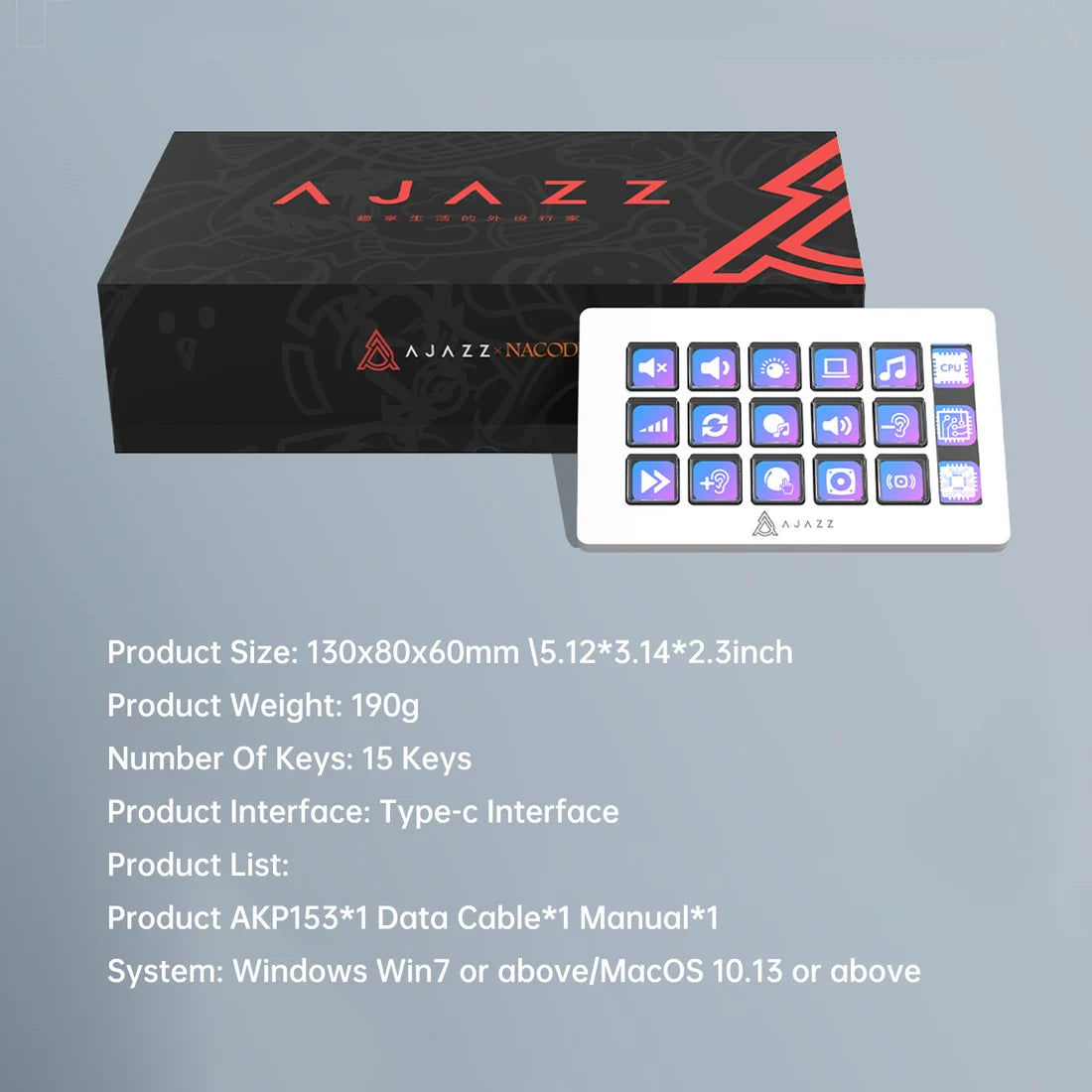 AJAZZ AKP143 E Stream Deck