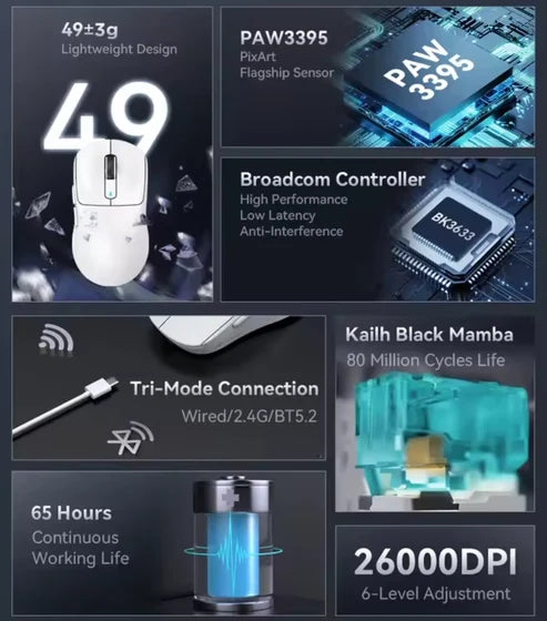 Attack Shark X3 Wireless + 1000Hz Dongle