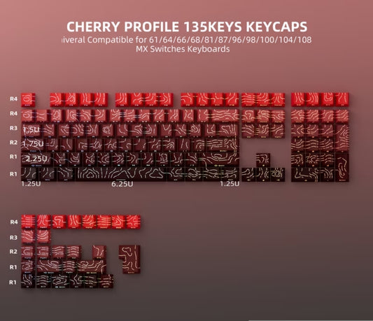 keycaps 135 keys