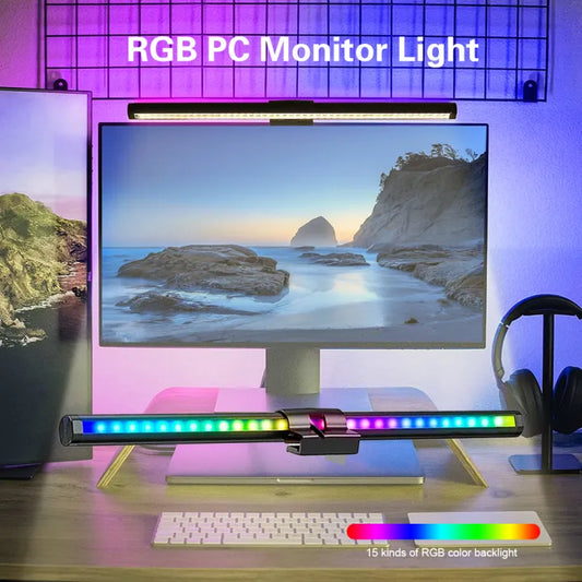 Monitor light bar aluminium