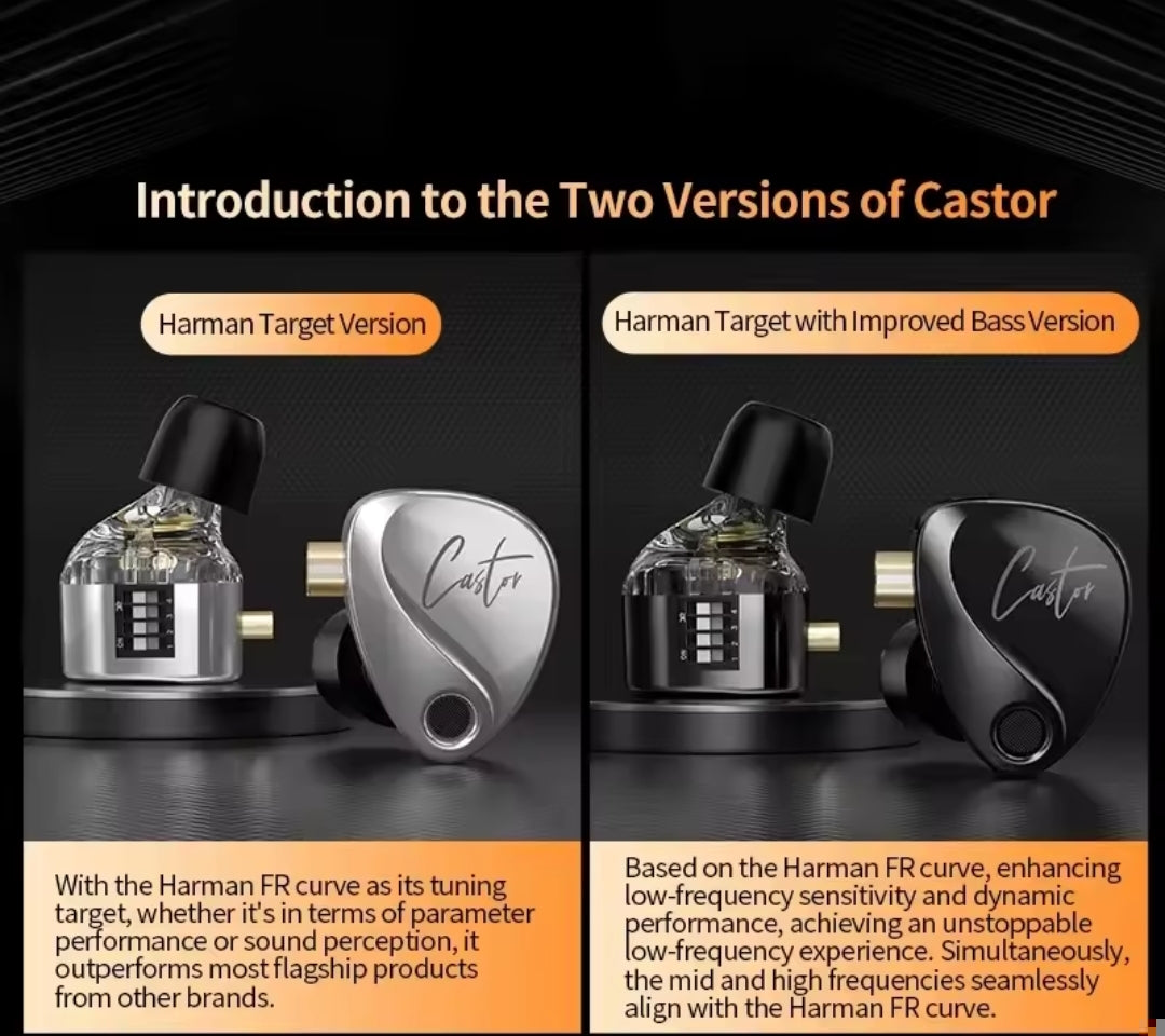 KZ Castor Harman Target with Improved Bass Version