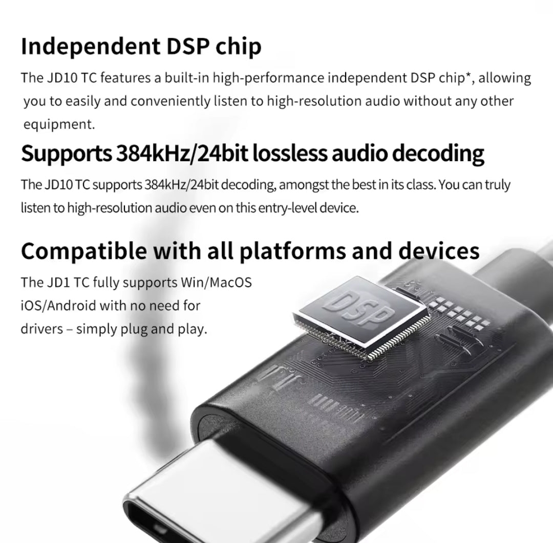 Fiio JD10 type-C with mic